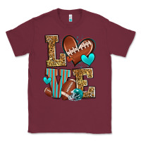 Burgundy love american football Classic Tee - Zillion Design Studio