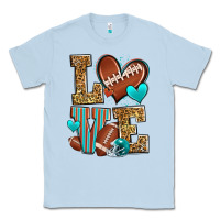 Dusty Blue love american football Classic Tee - Zillion Design Studio