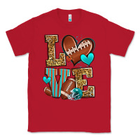 Red love american football Classic Tee - Zillion Design Studio
