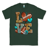 Sports Green love american football Classic Tee - Zillion Design Studio