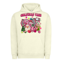Pigment Pistachio retro pink christmas vibes Urban Hoodie - MaliasSmallBusiness