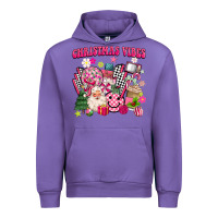 Tulip retro pink christmas vibes Urban Hoodie - MaliasSmallBusiness