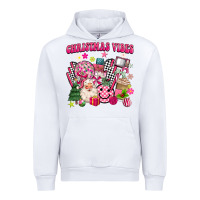 White retro pink christmas vibes Urban Hoodie - MaliasSmallBusiness