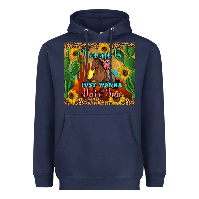 Cowgirls Just Wanna Have Fun Heavyweight Hoodie by Artiststas | Teevron