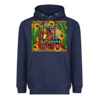 Navy cowgirls just wanna have fun Heavyweight Hoodie - Artiststas