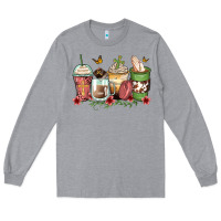 Heather Grey faith coffee cups Long Sleeve Tee - Zillion Design Studio