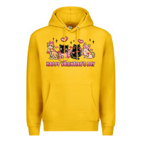 Lemon happy valentines day cats Premium Hoodie - MaliasSmallBusiness