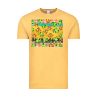 Vintage Mustard fall leaf tumbler Vintage Tee - BarkalooDesign