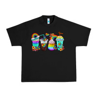 Black rainbow coffee cups Urban Heavy Tee - texasbilliewilder