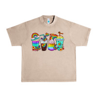 French Oak rainbow coffee cups Urban Heavy Tee - texasbilliewilder