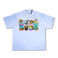 Grape Ice rainbow coffee cups Urban Heavy Tee - texasbilliewilder