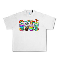 Lunar Rock rainbow coffee cups Urban Heavy Tee - texasbilliewilder