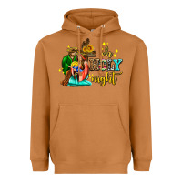 Meerkat oh holy night with sunflower and cross Heavyweight Hoodie - AdoDesignShop