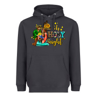 Smoke oh holy night with sunflower and cross Heavyweight Hoodie - AdoDesignShop