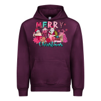 Mauve Wine pink christmas coffee cups Urban Hoodie - MaliasSmallBusiness