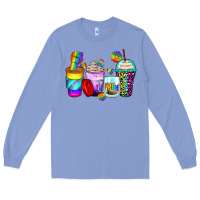 Colony Blue pride coffee cups Long Sleeve Tee - Zillion Design Studio