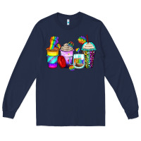 Navy pride coffee cups Long Sleeve Tee - Zillion Design Studio