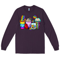 Plum pride coffee cups Long Sleeve Tee - Zillion Design Studio