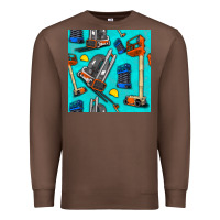 Chestnut construction vehicles Premium Sweatshirt - BundleAndBundleShop