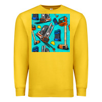 Lemon construction vehicles Premium Sweatshirt - BundleAndBundleShop