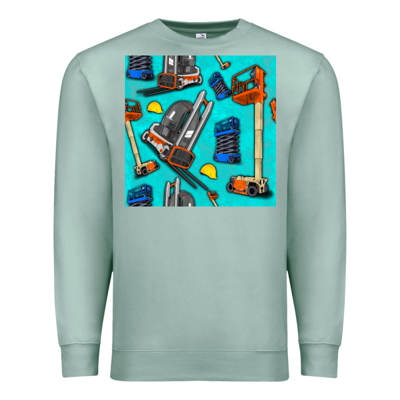 Construction Vehicles Premium Sweatshirt by BundleAndBundleShop | Teevron