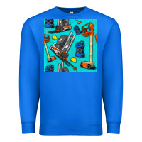 True Royal construction vehicles Premium Sweatshirt - BundleAndBundleShop
