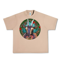 Burro Dark Goat Christmas Urban Heavy Tee - RanaPortraitStore