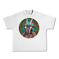 Lunar Rock Dark Goat Christmas Urban Heavy Tee - RanaPortraitStore