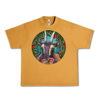 Peanut Butter Dark Goat Christmas Urban Heavy Tee - RanaPortraitStore
