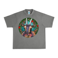 Tornado Dark Goat Christmas Urban Heavy Tee - RanaPortraitStore