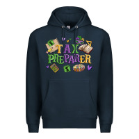 Navy tax preparer Premium Hoodie - MaliasSmallBusiness