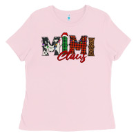 Bubblegum Pink mimi claus Ladies Tee - BarkalooDesign