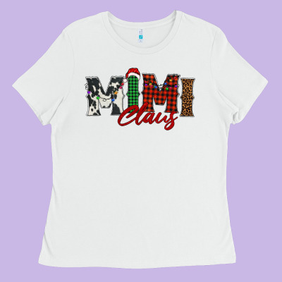 Mimi Claus Ladies Tee Designed By Barkaloodesign