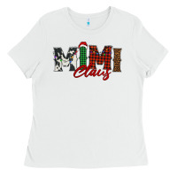 White mimi claus Ladies Tee - BarkalooDesign
