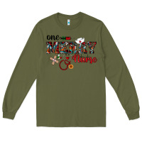 Army Green one merry nurse western Long Sleeve Tee - RanaPortraitStore