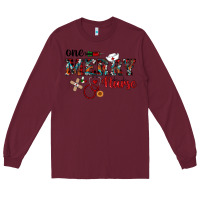 Burgundy one merry nurse western Long Sleeve Tee - RanaPortraitStore