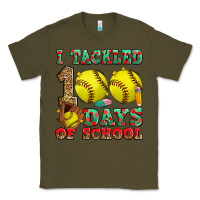 Army Green i tackled 100 days of school softball Classic Tee - Zillion Design Studio