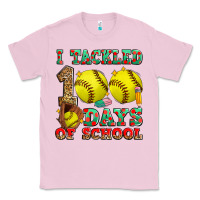 Bubblegum Pink i tackled 100 days of school softball Classic Tee - Zillion Design Studio