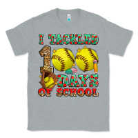 Heather Grey i tackled 100 days of school softball Classic Tee - Zillion Design Studio