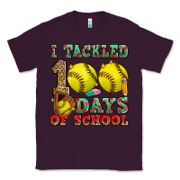 Plum i tackled 100 days of school softball Classic Tee - Zillion Design Studio