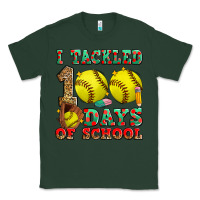 Sports Green i tackled 100 days of school softball Classic Tee - Zillion Design Studio