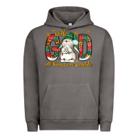 Pigment Tornado With God all things are possible with snowman Urban Hoodie - NancyCooperArtShop