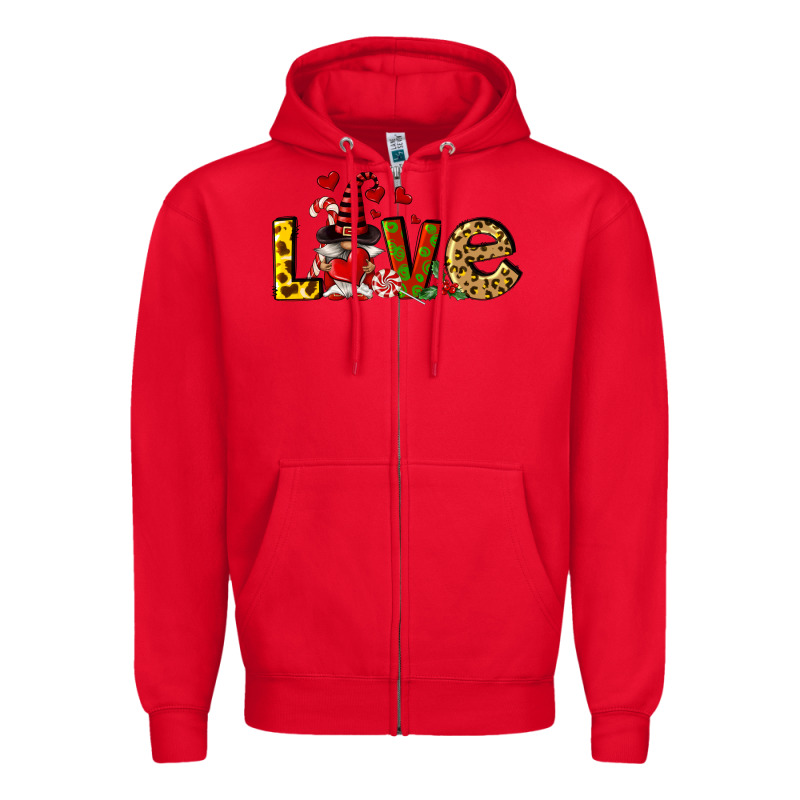 Love Gnomes Zipper Hoodie by FaDigitalArtStudio | Teevron