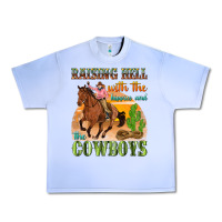 Grape Ice raising hell with the hippies and the cowboys Urban Heavy Tee - texasbilliewilder