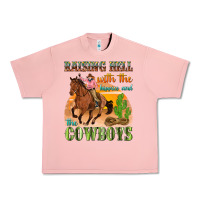 Salmon raising hell with the hippies and the cowboys Urban Heavy Tee - texasbilliewilder