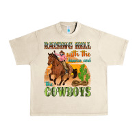 Sandshell raising hell with the hippies and the cowboys Urban Heavy Tee - texasbilliewilder