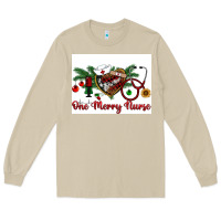 Mushroom one merry nurse Long Sleeve Tee - RanaPortraitStore