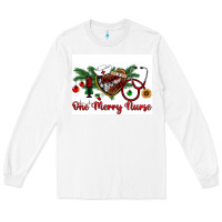 White one merry nurse Long Sleeve Tee - RanaPortraitStore