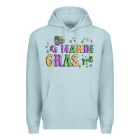 Blue Mist it's mardi gras y'all Premium Hoodie - MaliasSmallBusiness