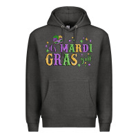 Charcoal Heather it's mardi gras y'all Premium Hoodie - MaliasSmallBusiness